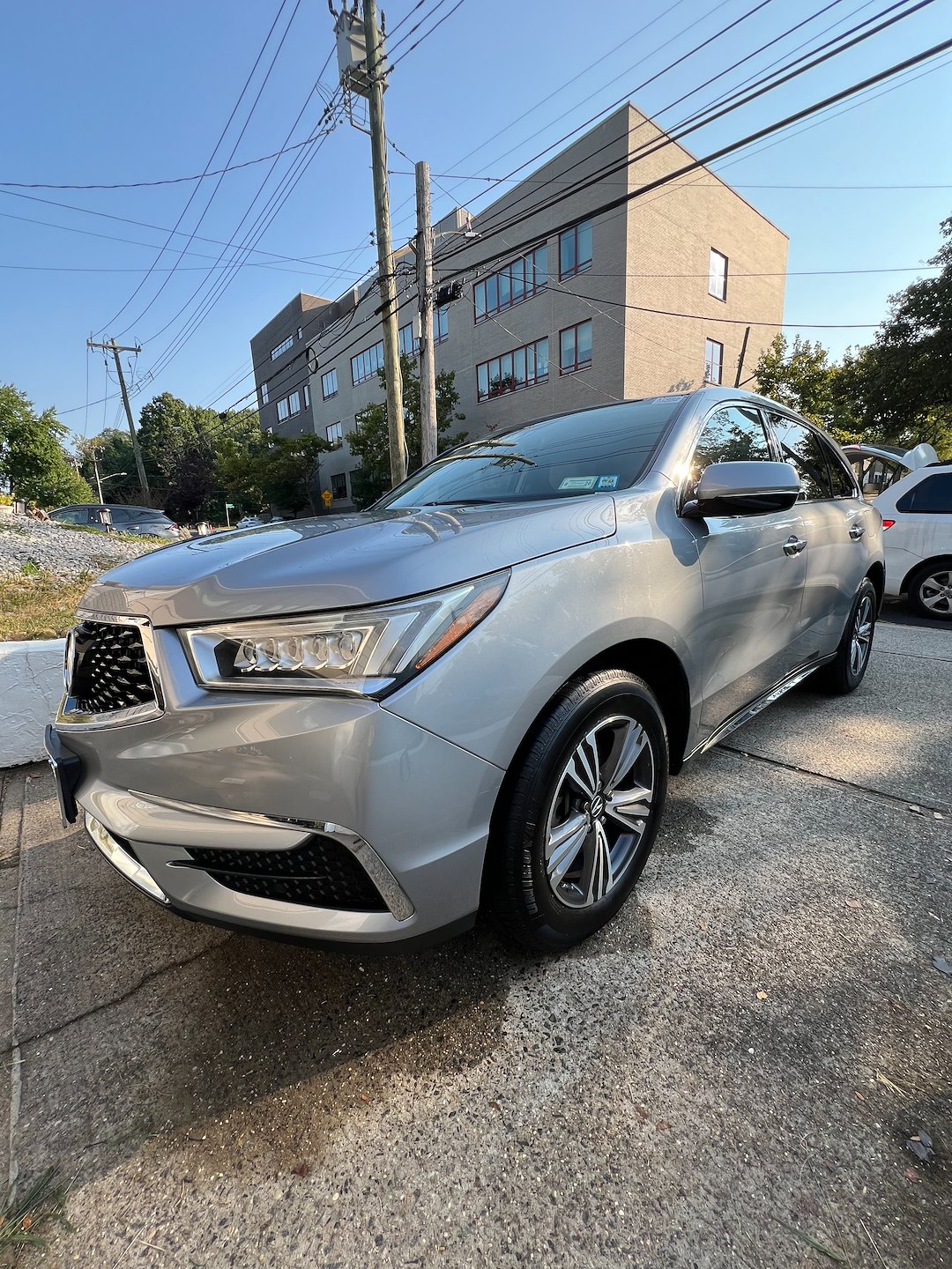 Complete detail job done for this Silver Acura MDX in Great Kills, Staten Island 