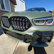 Drews-Auto-Detailing-recognized-as-Staten-Islands-leading-auto-detailing-company-recently-completed-an-exterior-full-detailing-on-a-stunning-2023-BMW-X6-M50-wrapped-in-matte-green-in-the-Annadale-neighborhood-of-Staten-Island 3