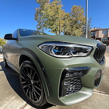 Drews-Auto-Detailing-recognized-as-Staten-Islands-leading-auto-detailing-company-recently-completed-an-exterior-full-detailing-on-a-stunning-2023-BMW-X6-M50-wrapped-in-matte-green-in-the-Annadale-neighborhood-of-Staten-Island 2