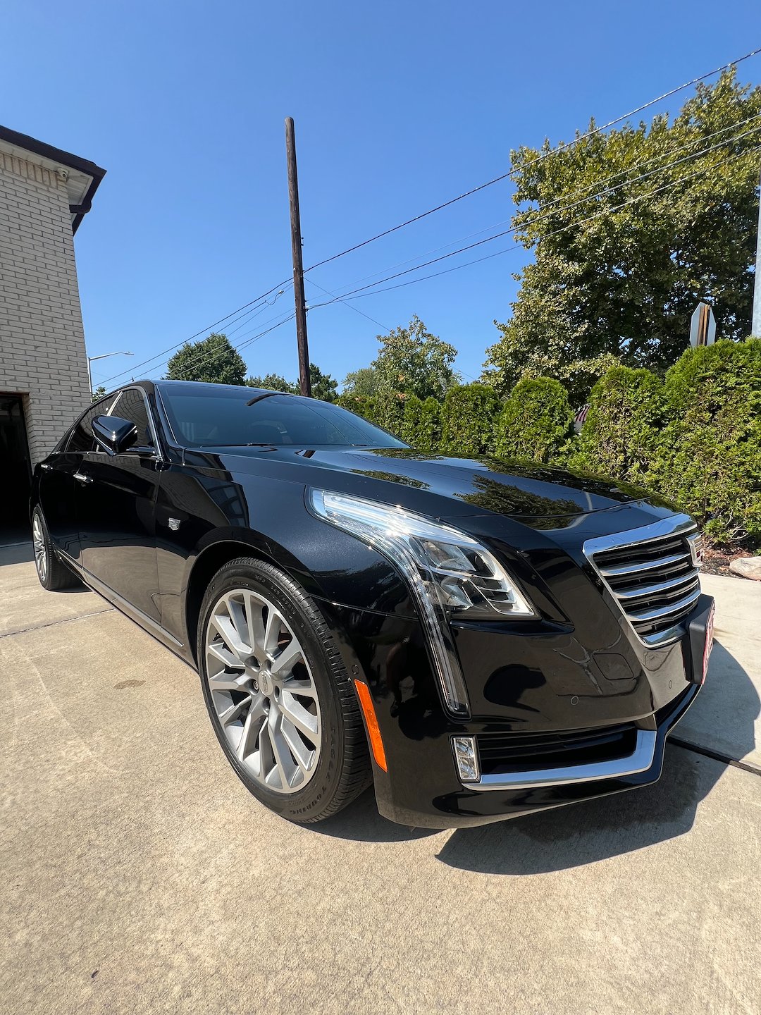 Full Exterior Detailing for this 2018 Cadillac CT Six done in Annadale, Staten Island